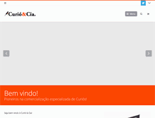Tablet Screenshot of curioecia.com.br